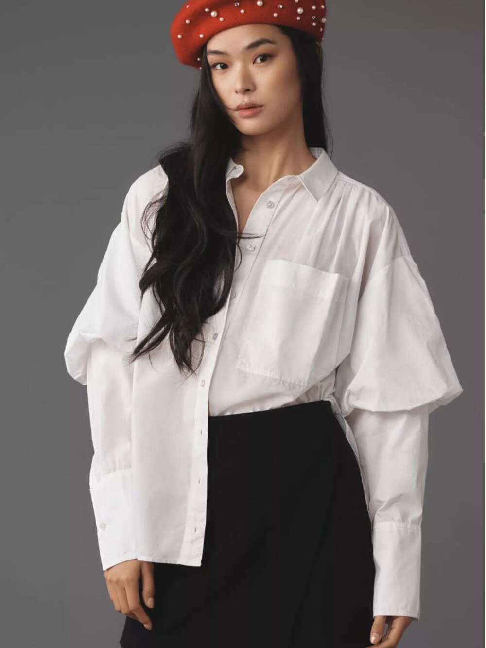 Anthropologie Poet Button-Down Shirt